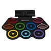 Professional digital portable hand roll 9-sided silicone drum surface electronic drum