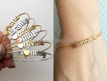 Build Your Own Bangle Bracelet Mama Mother Mommy Mothers Day Gift Personalized Initial Build Your Own Bangle Bracelet Mama Mother Mommy Mothers Day Gift Personalized Initial