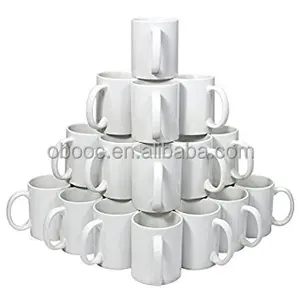 Promotion 11Oz Plain White Coffee Ceramic Mug For Sublimation