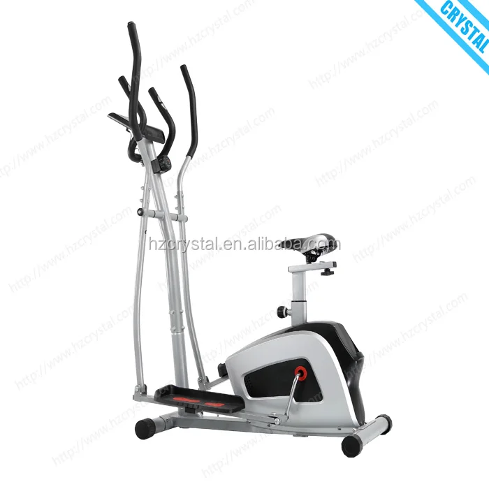 

SJ-2970 Wholesale Home exercise machine magnetic control smooth quiet elliptical trainer, Sliver&customized