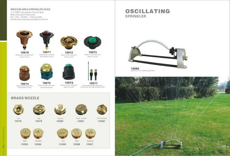 18 Hoyos De Jardín De Metal De Aspersor Oscilante - Buy Rociador De