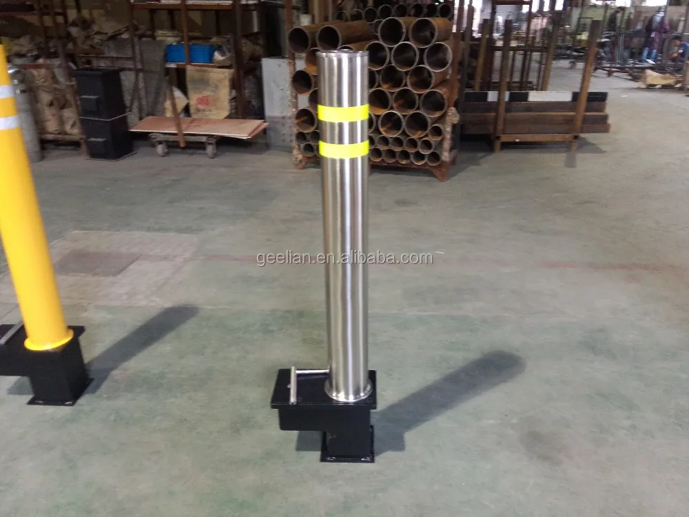 ステンレス鋼駐車場ポールバリア油圧システム安全道路バリケード Buy 駐車場障壁 交通バリア バリア Product On Alibaba Com
