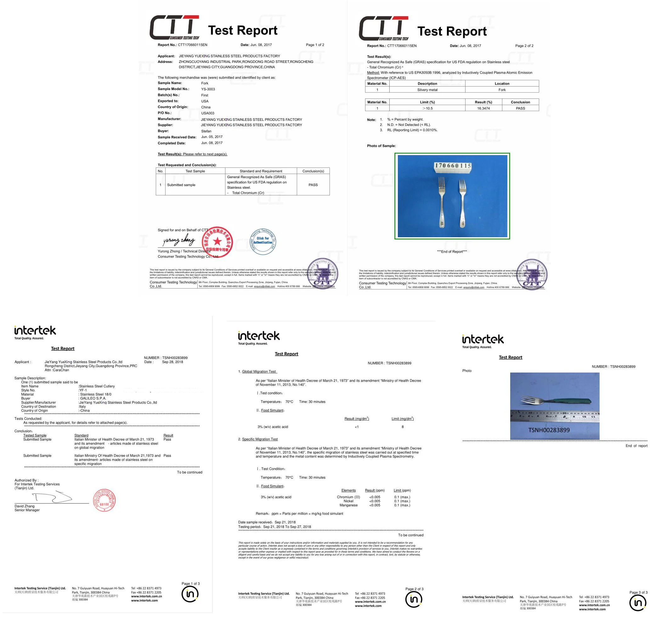 Flatware Certification.png