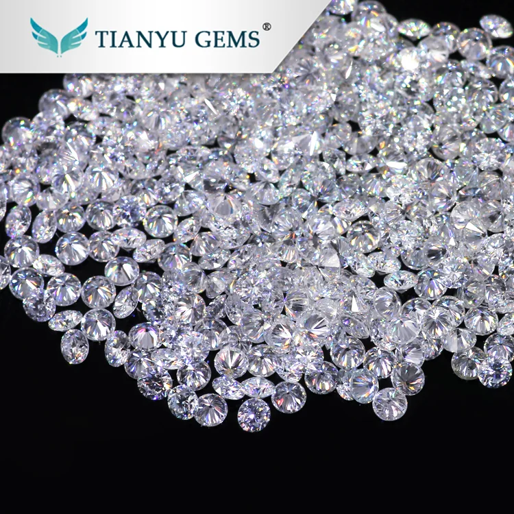 

Wholesale 0.8-3mm VVS excellent cut small size White moissanite stones