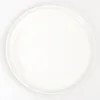 plain white color ceramic porcelain dinner charger plates for hotel and restaurant