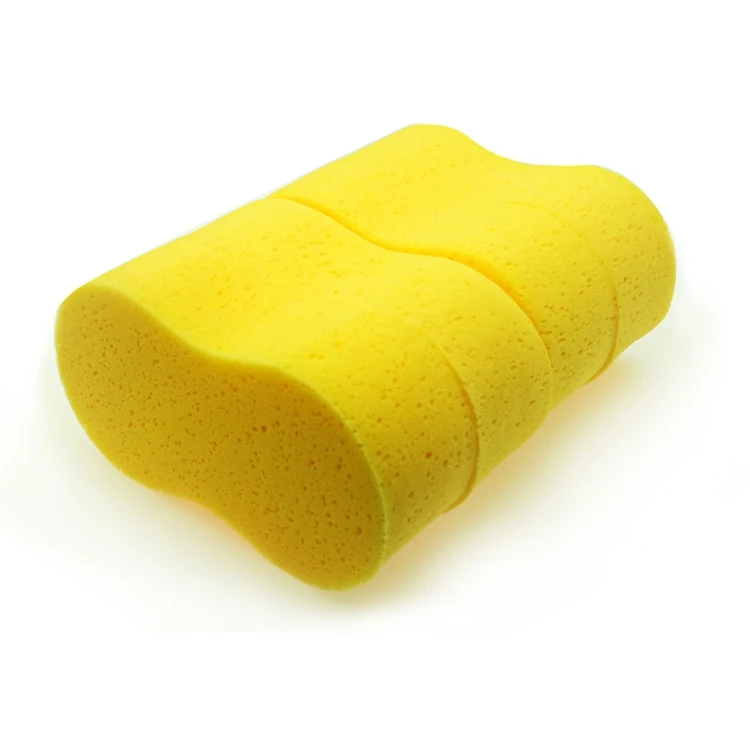 yellow cleaning sponge