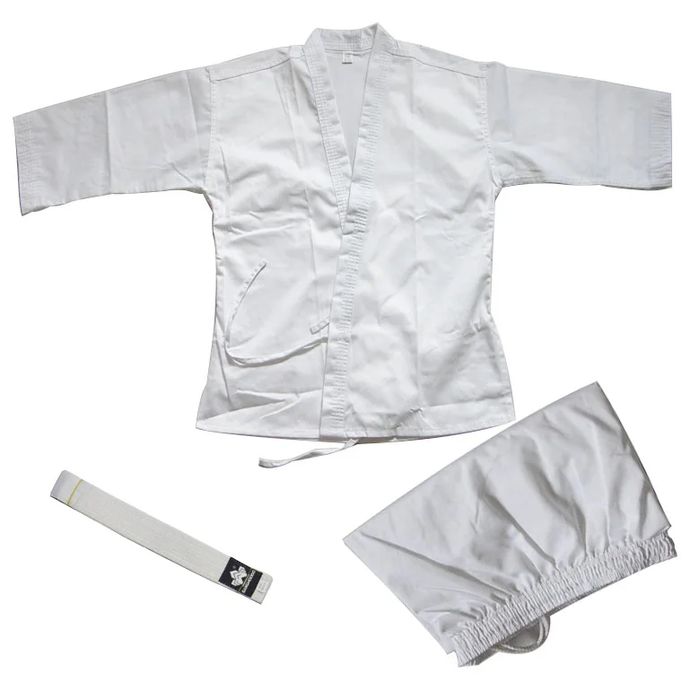 

Factory Direst sale White 100% Cotton Men's Karate Gi Uniforms, White,black,red,blue