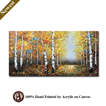 3d Handmade Knife Modern Wall Decor Landscape Picture Abstract Art Oil