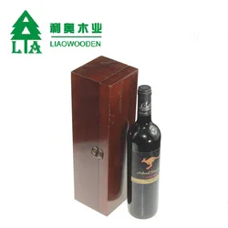 China manufacturer wooden wine box single