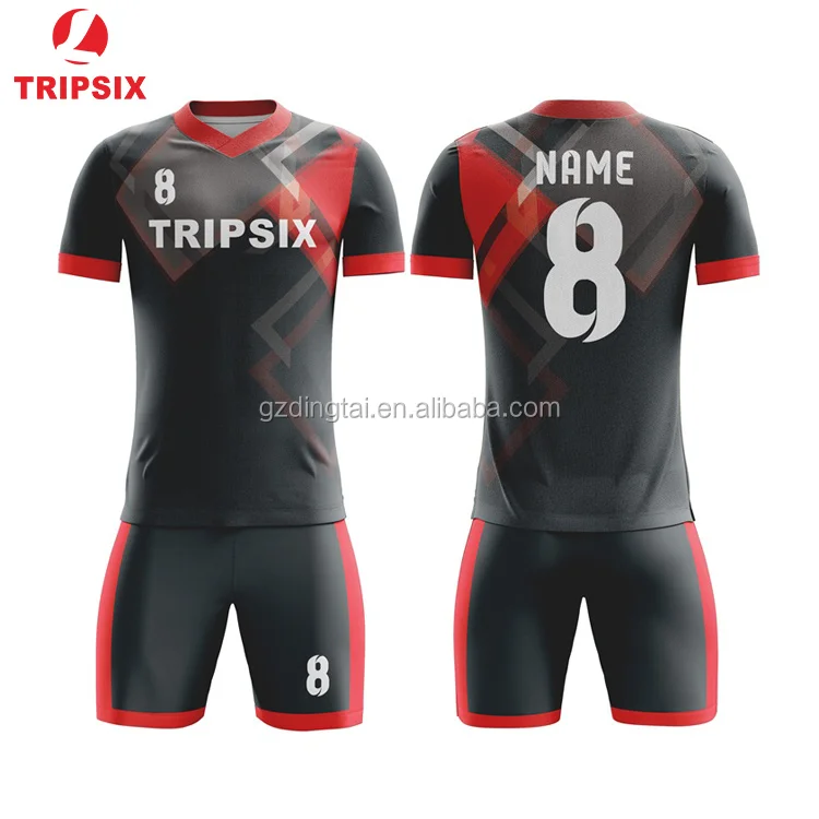 Trade Discount Light Weight Home And Away Heat Tight Fit Soccer Jersey Outlet For Children