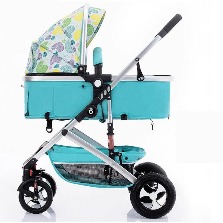 Wholesale fashion high landscape baby cart can sit and lie ultralight foldable baby stroller