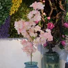New design cherry blossom spray artificial flowers, silk fake flower bouquet