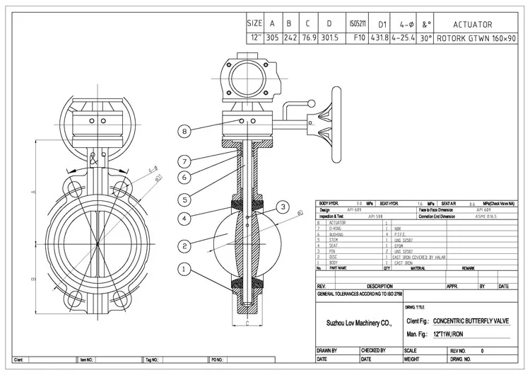 CONCENTRIC BUTTERFLY VALVE