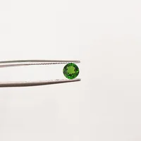 

Round Brilliant Cut Natural Gems AAA+ Diopside Loose Gemstone using for DIY Jewelry Making instead of Emerald