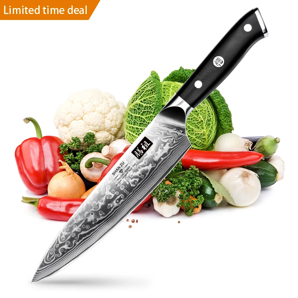 

SHANZU Professional Chef Knife 8 inch Damascus Kitchen Knife