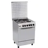 2 gas burners+2 hotplates cooking range with gas stove