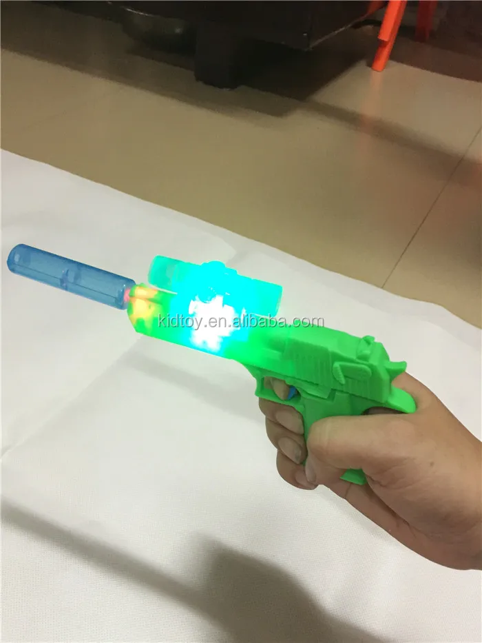 New Arrival Light Up 8 Sounds Plastic Gun Toy Children Laser Gun Toys