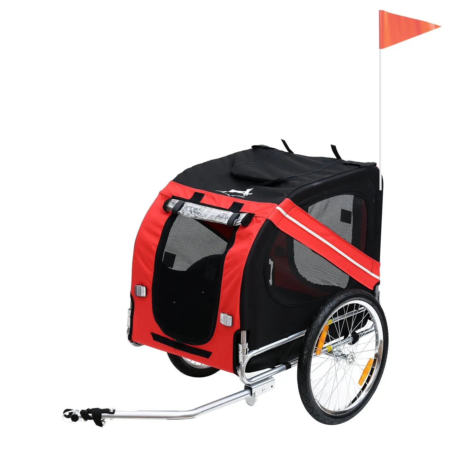 aosom elite pet bike trailer