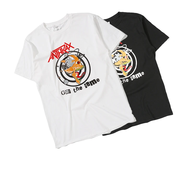 

2021 stylish graphic screen printing white direct to print tshirt for men