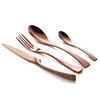 2018 Modern Copper Flatware Set Stainless Steel Cutlery 4 piece,20 piece Set