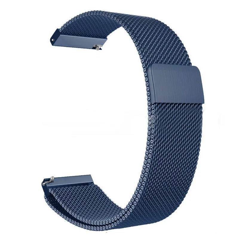 

2019 20mm 22mm Milanese Loop Mesh Bracelet Watch Strap Band for Samsung Galaxy Watch stainless steel watch bracelet, Silver;golden;rose gold;black;red;blue;purple;brown