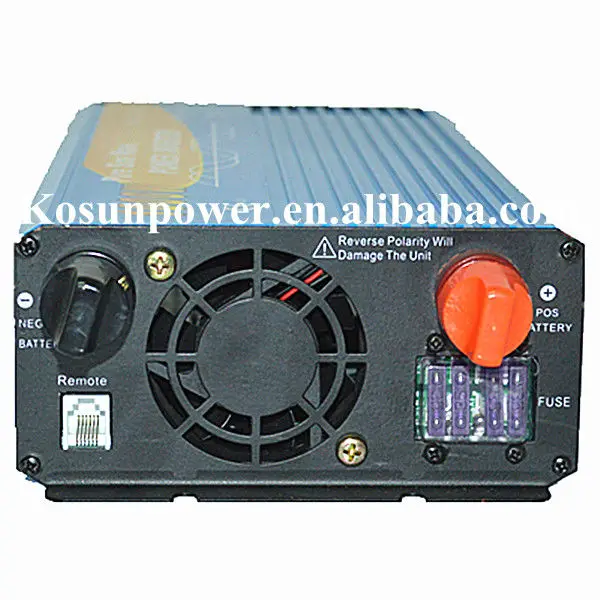 DC to AC 2000W pure sine wave inverter with charger & remote control (0ff Grid)