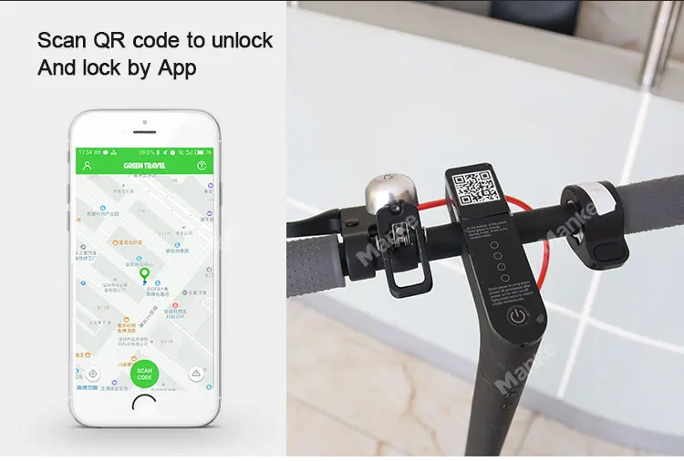 Scooter Gps Tracker Electric Scooter For Sharing Scan Qr Code Unlocked Scooter Electric Buy