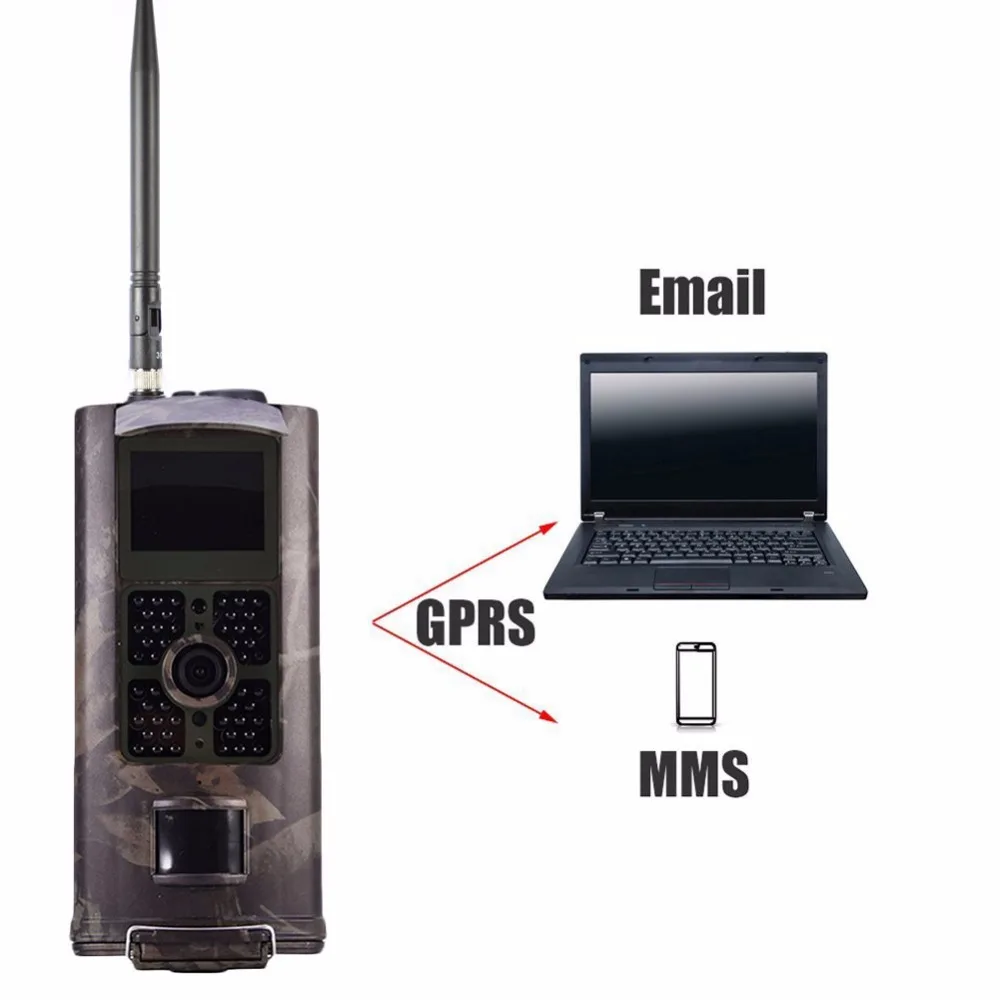 Visão Noturna Caça Câmera 3g Gprs Mms Smtp Sms 1080 p Animais Selvagens Câmeras Trilha Armadilha Hc700g 16mp 940nm 5 Phones & Accessories