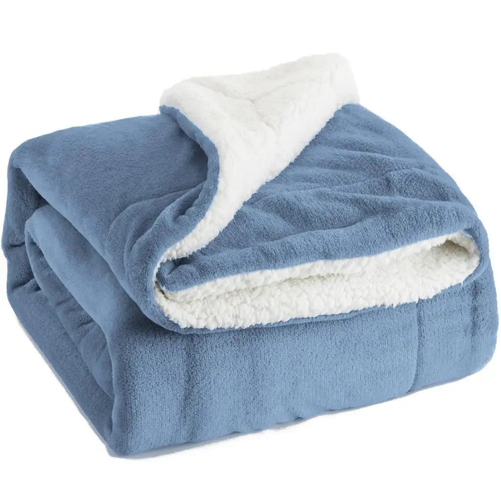

Plush Throw polar Fleece Sherpa Blanket, N/a
