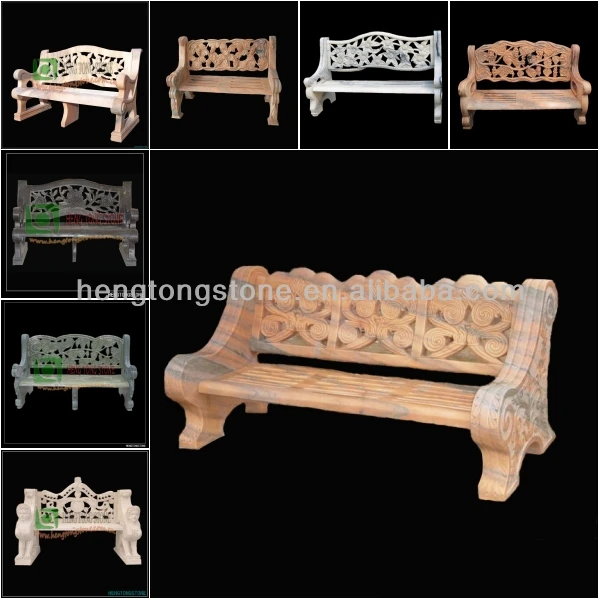 Marble Angel Bench for Garden