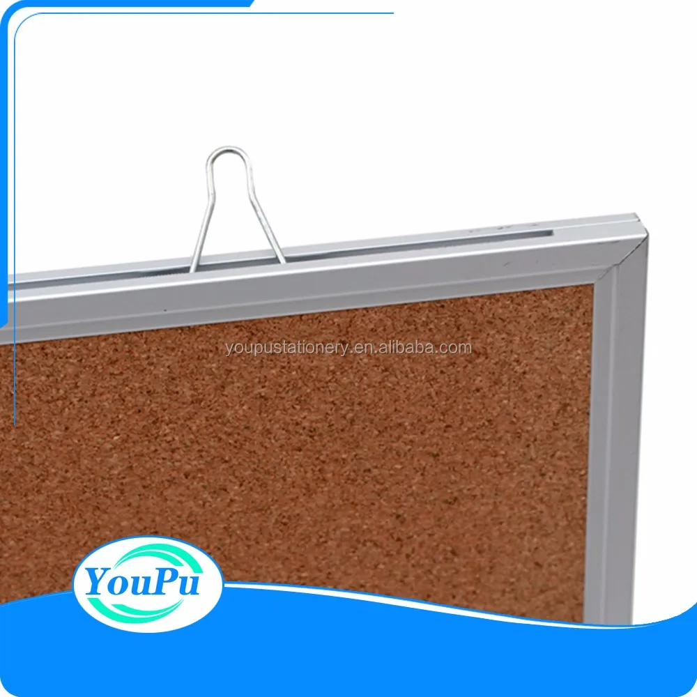 
Wholesale cork notice pin board standard sizes with aluminum frame 