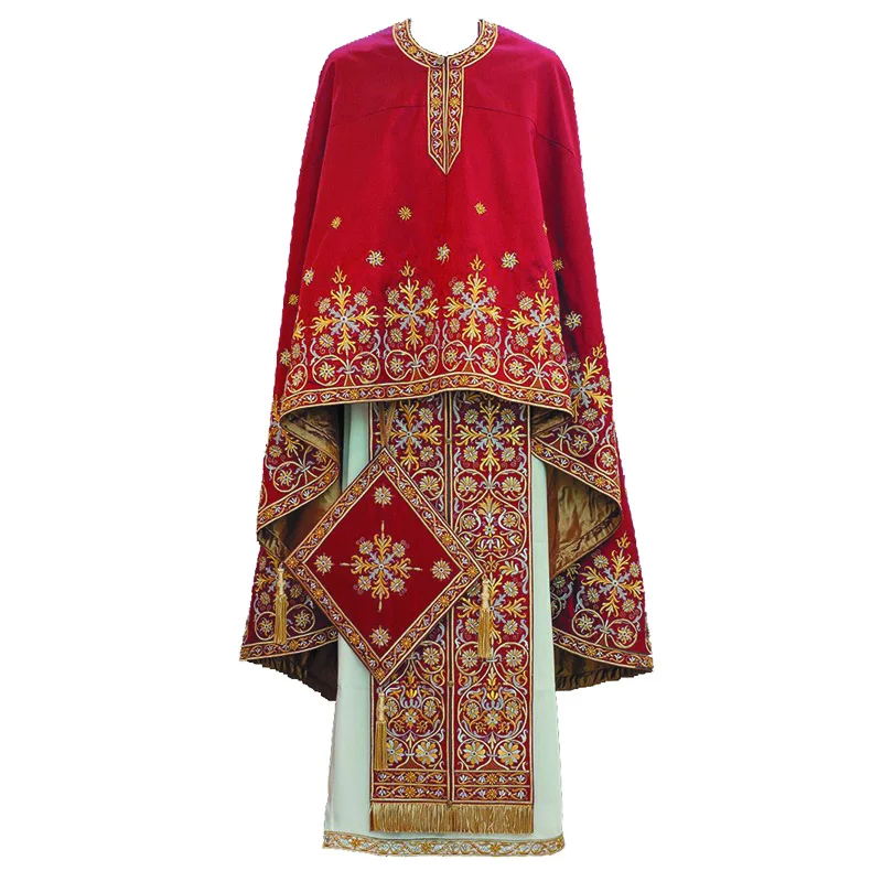 Oem Manufacturer Orthodox Vestments Red Church Vestment - Buy Red ...