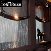 anodized aluminum metal decorative chain/curtain/fly screen door