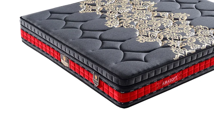 Luxury comfortable bed Independent Pocketed Spring mattress memory foam