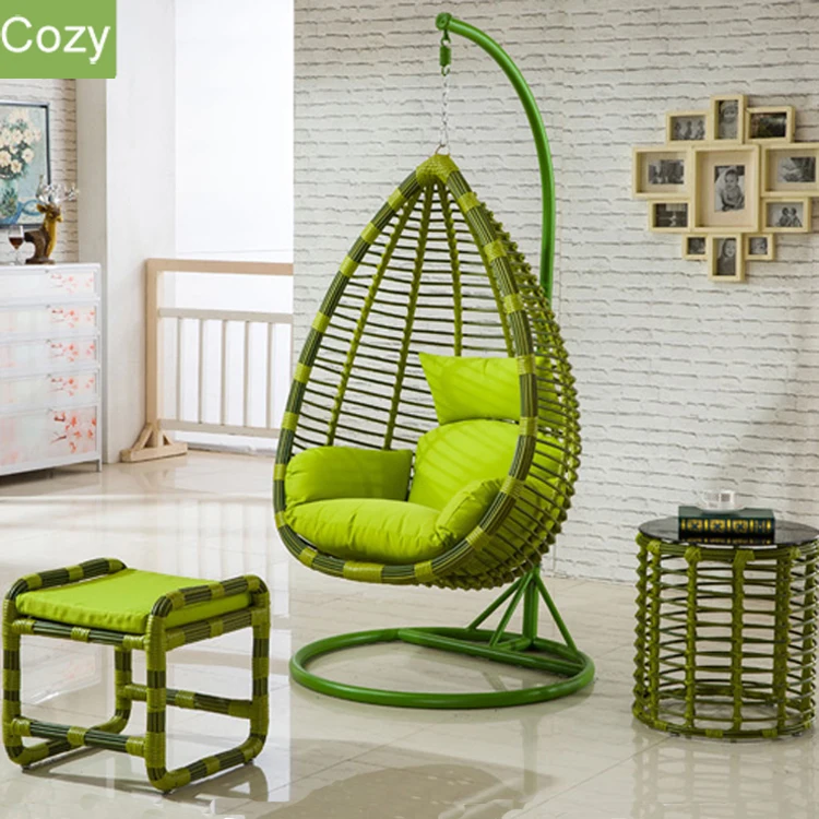 Color Rattan Hanging Egg Chair Holiday Sale