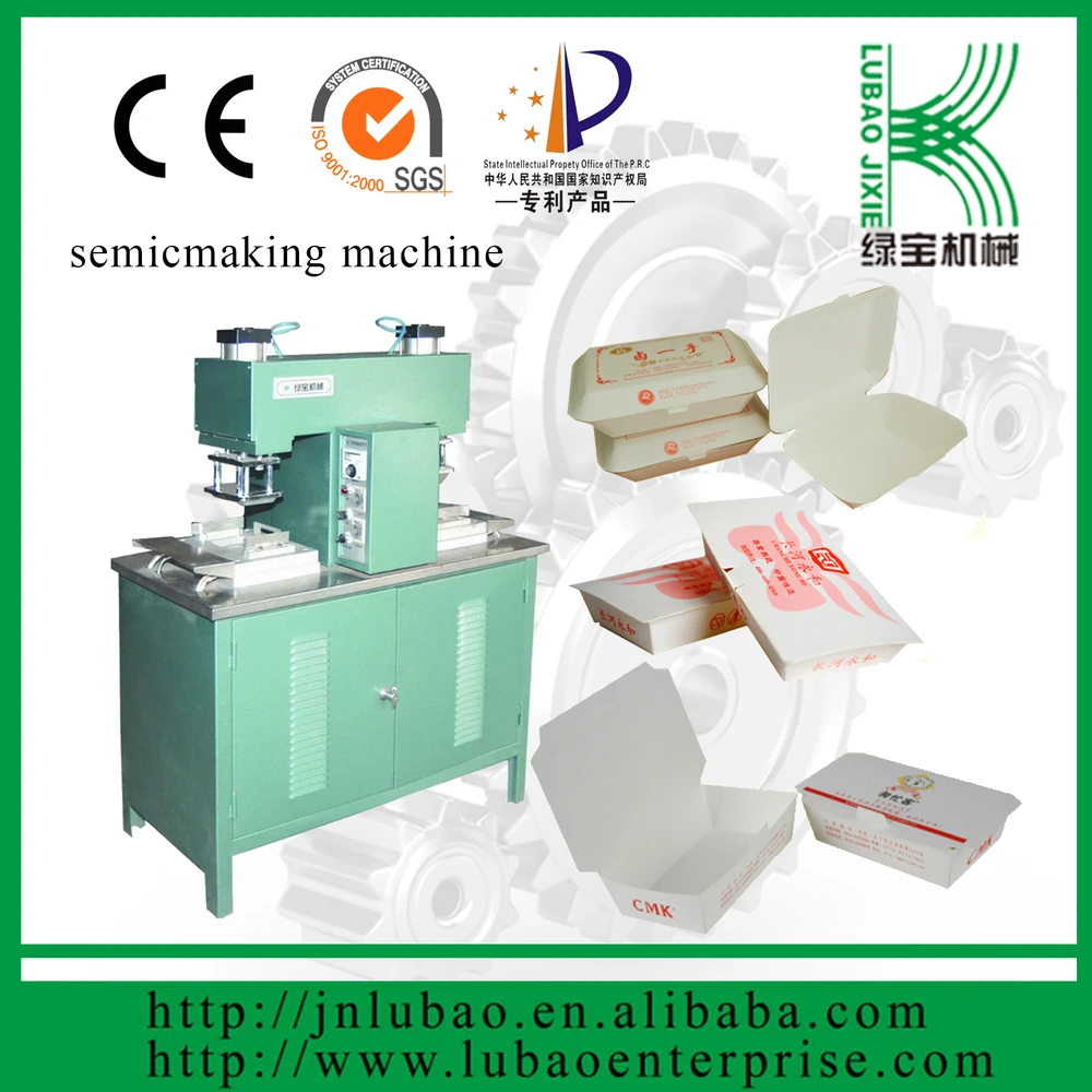 semi automatic box making machine