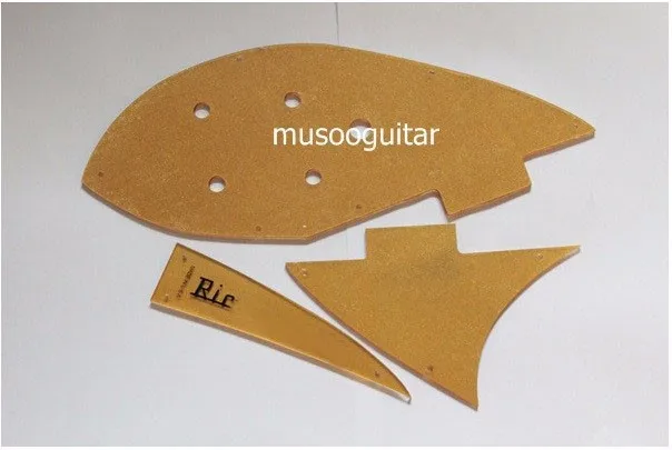 

One set Ric Truss rod cover and pickupguard with cover back