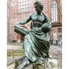 Outdoor-Garden art school decoration products Bronze Famous men statue -" allegory of science "