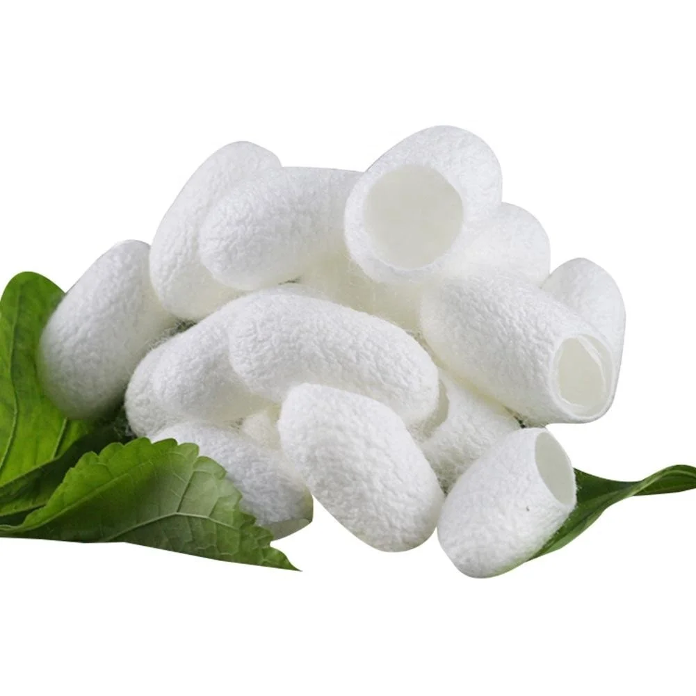 

Private label white silk cocoon for women skin care