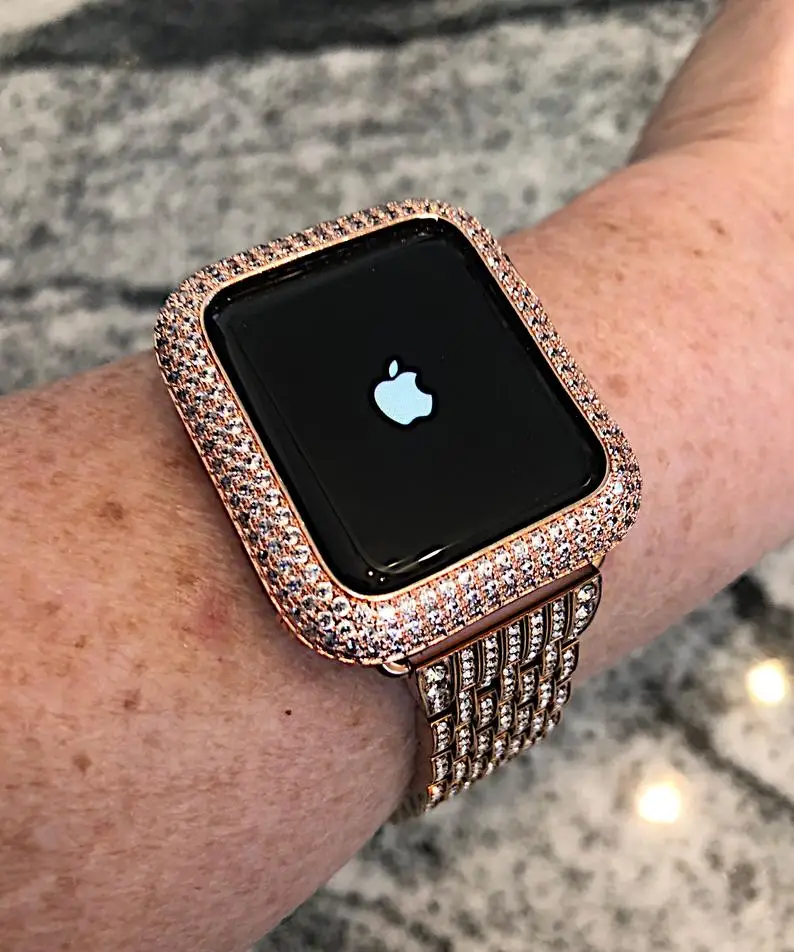 iced out apple watch