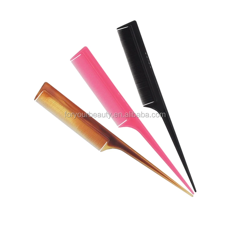 thin rat tail comb