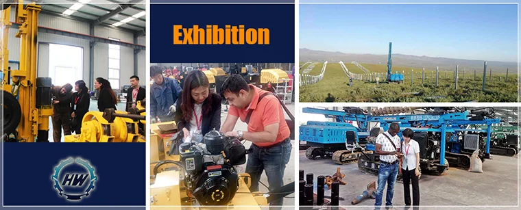 300m 600m water well drilling rig ,tractor drilling machine with mud pump and all accessories