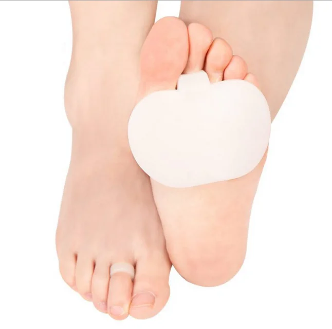 

Silicone gel foot Pain Relief Cushion Gel foot Metatarsal Orthotics Anti-slip forefoot Supports Pads, White