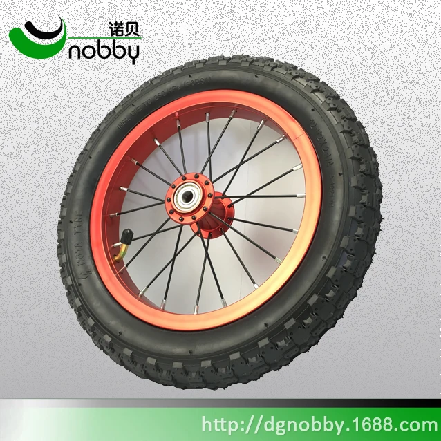 12inch Aluminum Rubber Wheels Spoke Rim Lightweight Bike Wheel Balance
