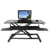 Amazon Hot Selling 36 inch Black Folding Adjustable Large Laptop Computer Sit Stand Desk