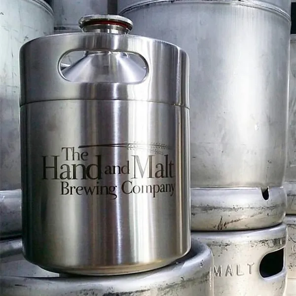 One Gallon Reused Pressurized Stainless Steel Beer 4 Liter Keg For