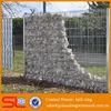 filled with stone and fix with the wire welded mesh gabion basket