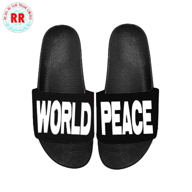 
hot selling men slides slipper sandals custom logo PVC slipper slide sandal 