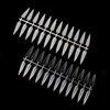 2019 wholesale 240pcs sharp Stiletto Nail color chart ABS artificial Acrylic Nail Tips display for nail art