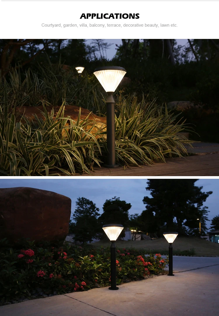 Hot Sale Eco Friendly Solar Bollard LED Garden Lawn Light Solar Powered Lawn Lamp Solar Path Light With Marketable Price